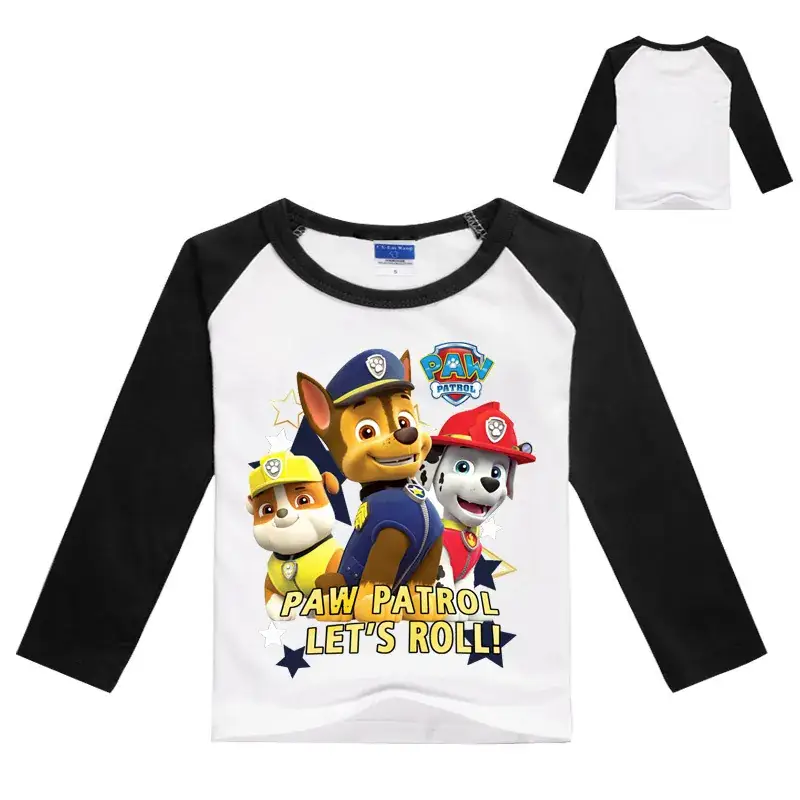 Children's Paw Patrol T-Shirt Yellow White Round Neck — feature 2