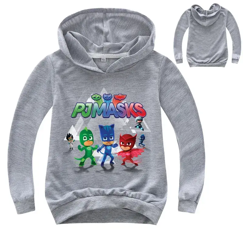 Kids Teen Mascara Hoodie Grey Medium Large — feature 8