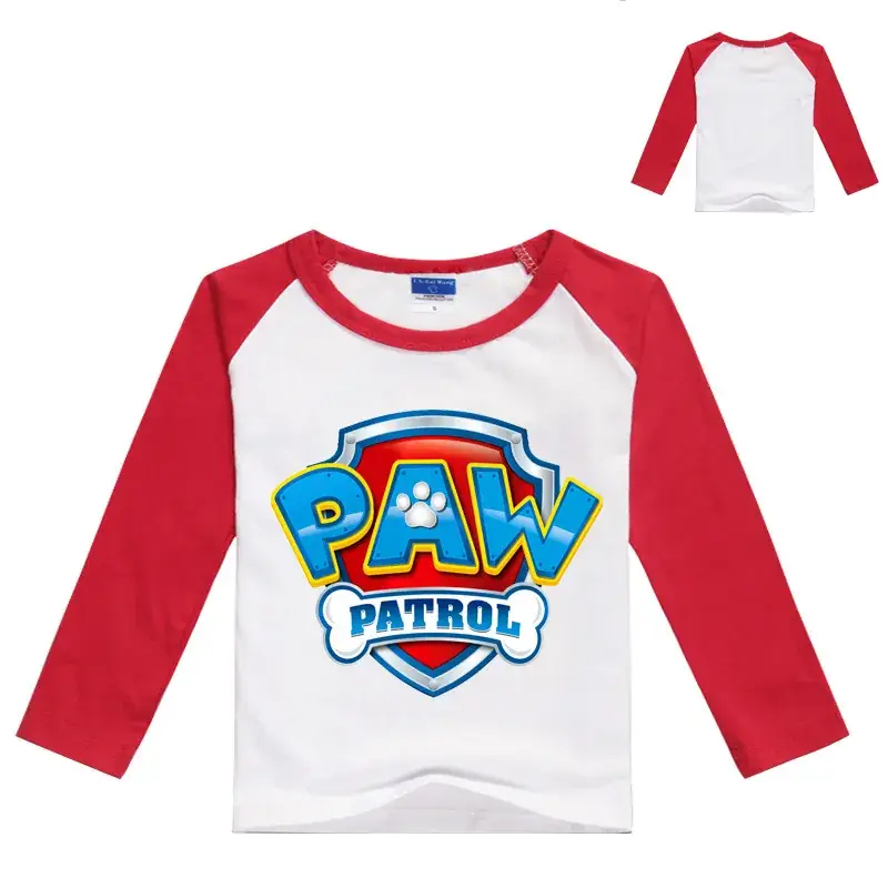 Children's Paw Patrol Long Sleeve T-Shirt Blue White — feature 6