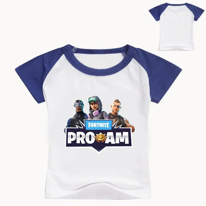 Kids Cartoon T-Shirt White Yellow Round Neck Loose Breathable Cotton — feature 12