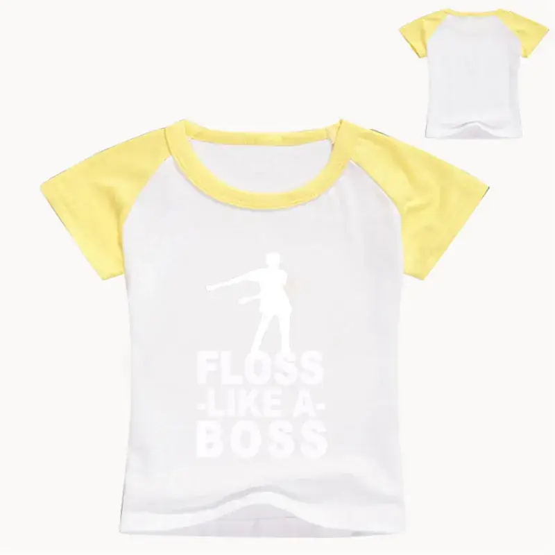 Pink Floss Like A Boss Round Neck T-Shirt for Kids - Image 10