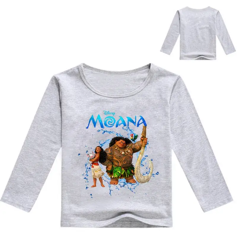 2017 Cartoon Print Long Sleeve T-Shirt Black — feature 3