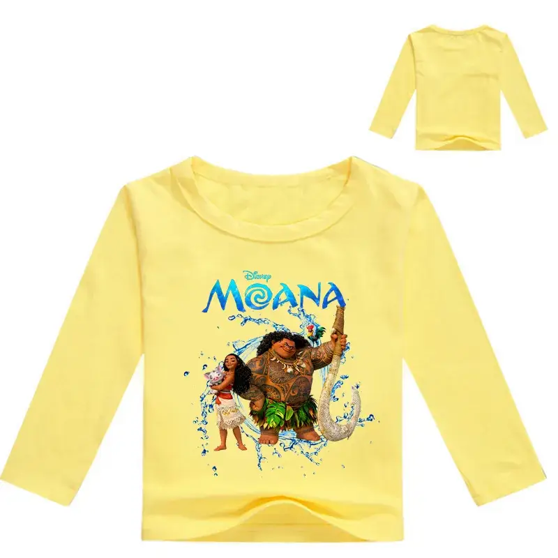 2017 Cartoon Print Long Sleeve T-Shirt Black — feature 4