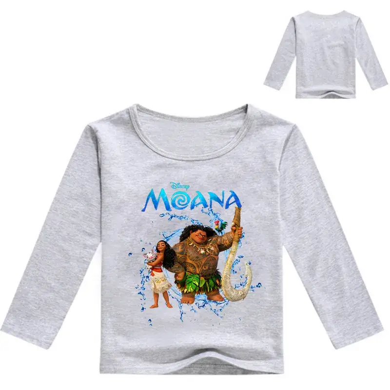 2017 Cartoon Print Long Sleeve T-Shirt Black - Image 5