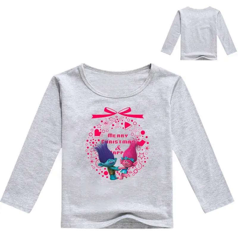 Red Long Sleeve Cartoon Top for Girls M444 — feature 7