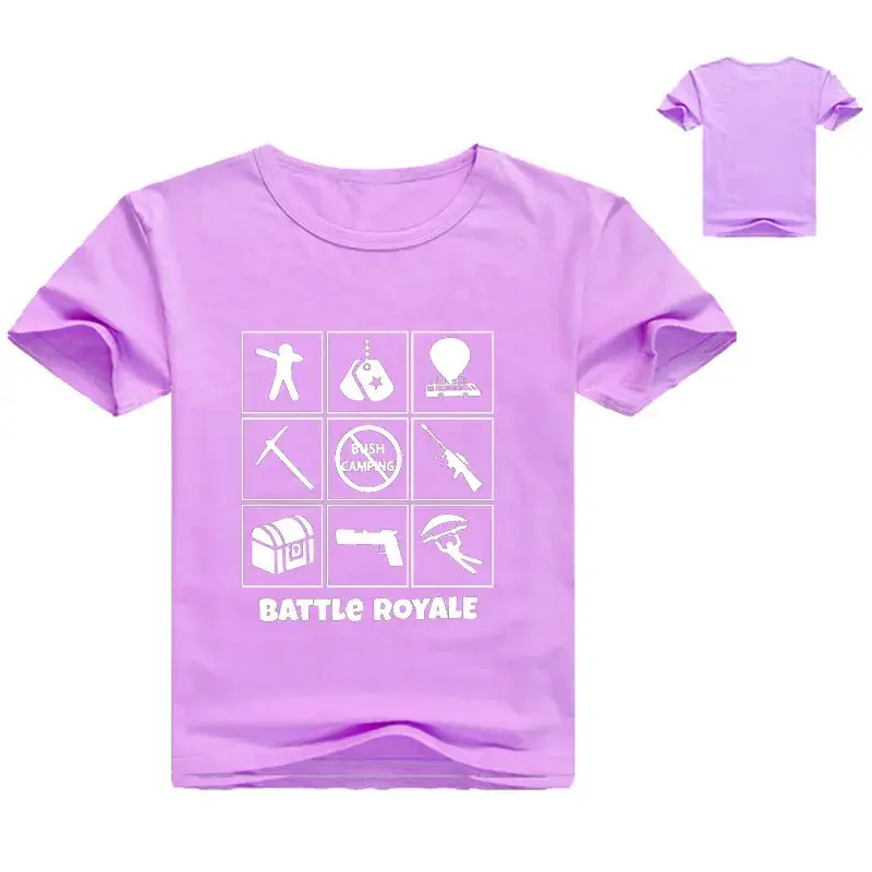 White Printed T-Shirt for Boys Casual Short Sleeve - Image 14