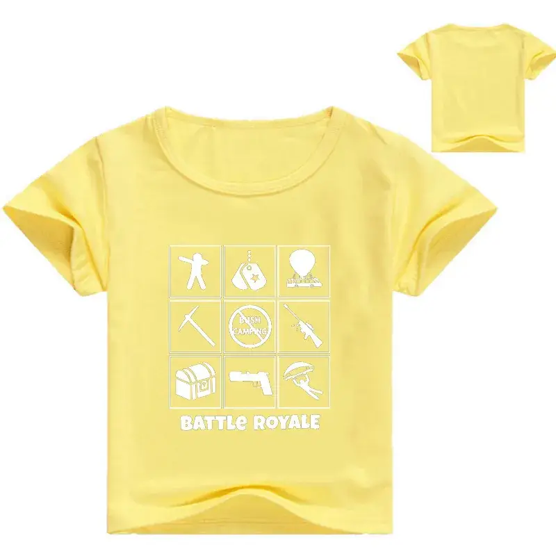 White Printed T-Shirt for Boys Casual Short Sleeve - Image 15