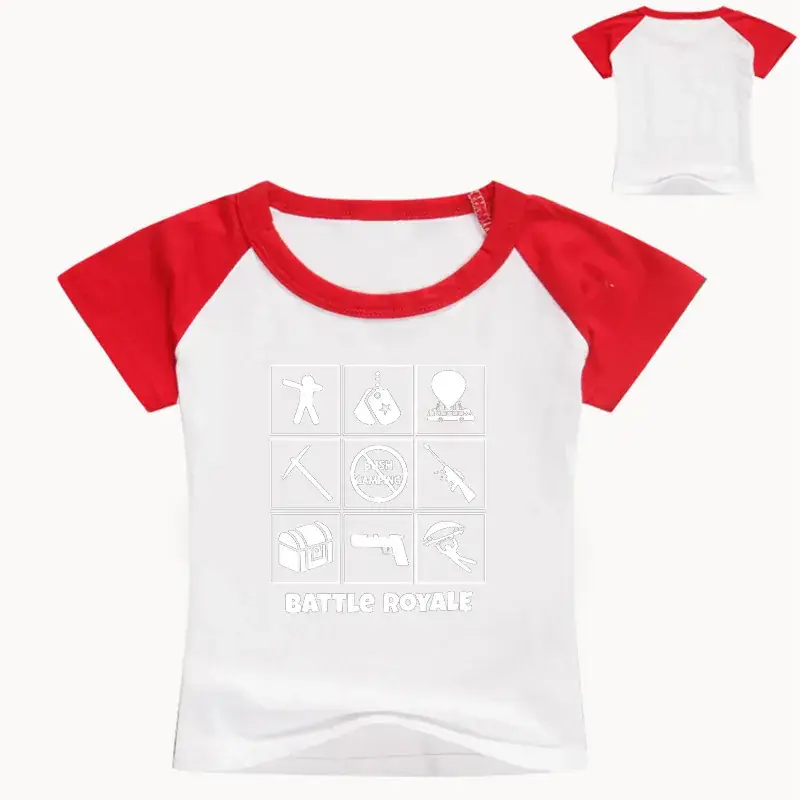 White Printed T-Shirt for Boys Casual Short Sleeve — feature 3