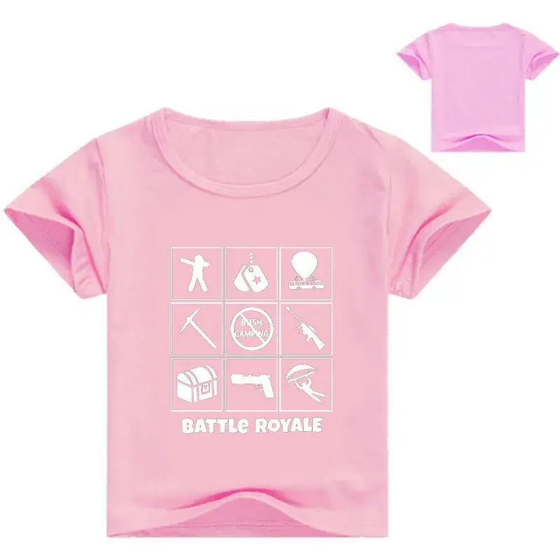 White Printed T-Shirt for Boys Casual Short Sleeve — feature 9