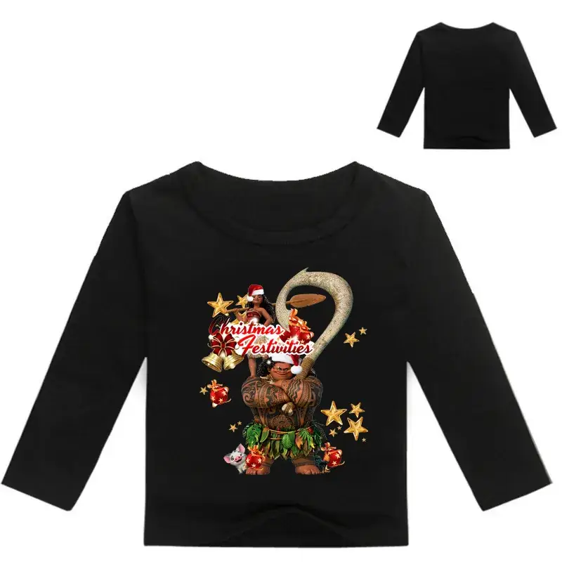 2017 Kids Printed Long Sleeve T-Shirt Set Grey - Image 10