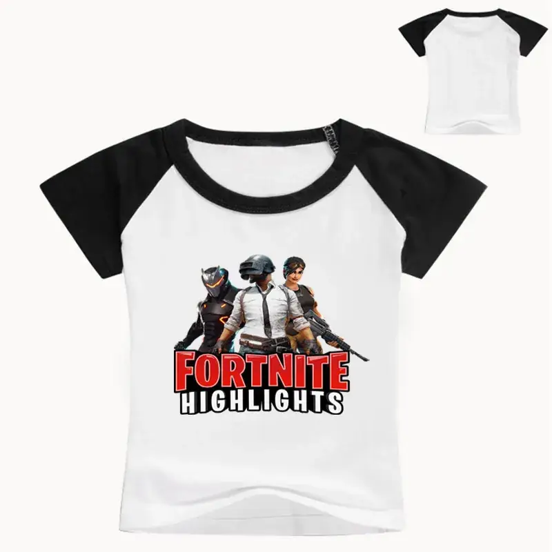 Fortnite Highlights Printed T-Shirt for Kids White Yellow - Image 12