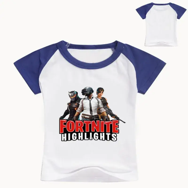 Fortnite Highlights Printed T-Shirt for Kids White Yellow - Image 15