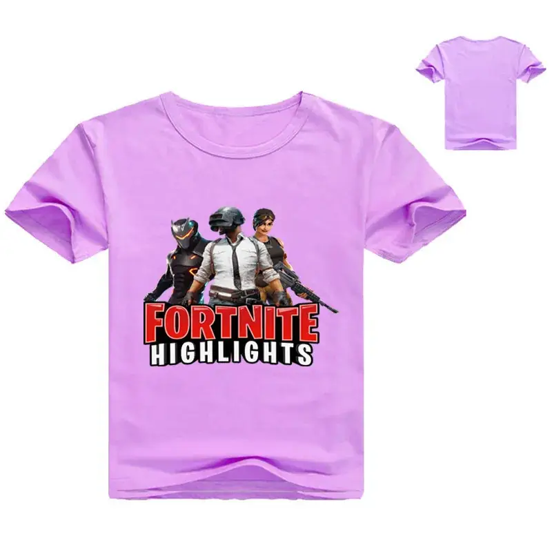 Fortnite Highlights Printed T-Shirt for Kids White Yellow - Image 5