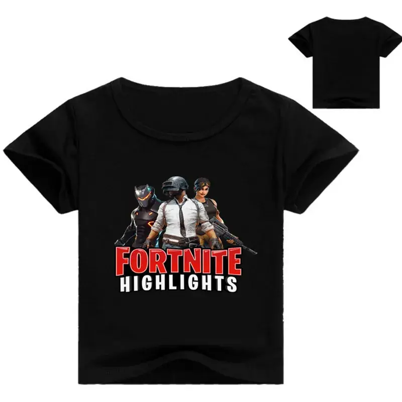 Fortnite Highlights Printed T-Shirt for Kids White Yellow - Image 6
