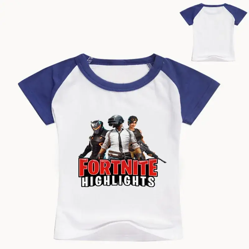 Fortnite Highlights Printed T-Shirt for Kids White Yellow - Image 9