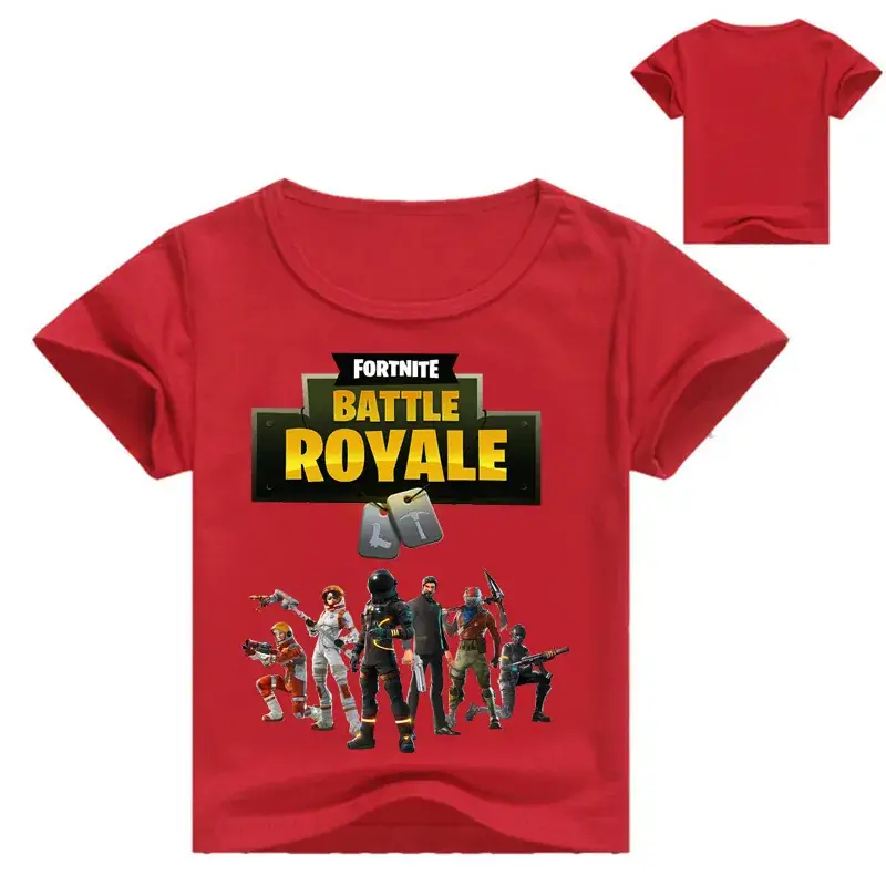 Fortune Royale Battle Royale Kids T-Shirt Purple Round Neck