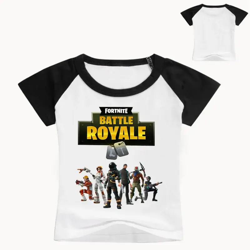 Fortune Royale Battle Royale Kids T-Shirt Purple Round Neck