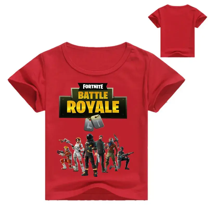 Fortune Royale Battle Royale Kids T-Shirt Purple Round Neck