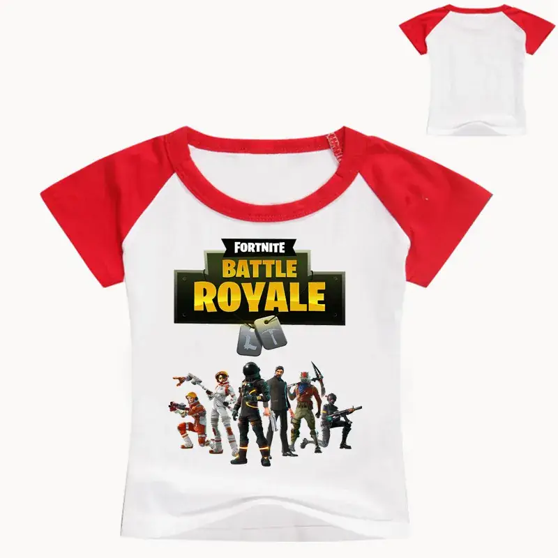 Fortune Royale Battle Royale Kids T-Shirt Purple Round Neck