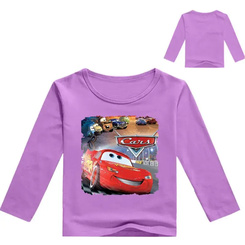 New Boys Long Sleeve T-Shirt Cartoon Print Yellow White - Image 5