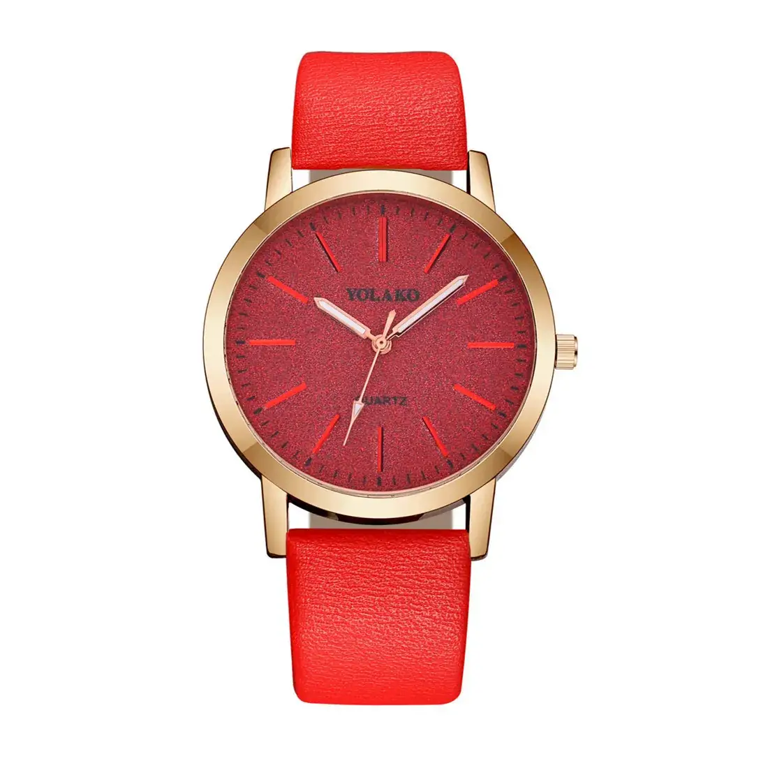 Pink Tardieu Quartz Women's Watch with Leather Band - Image 2