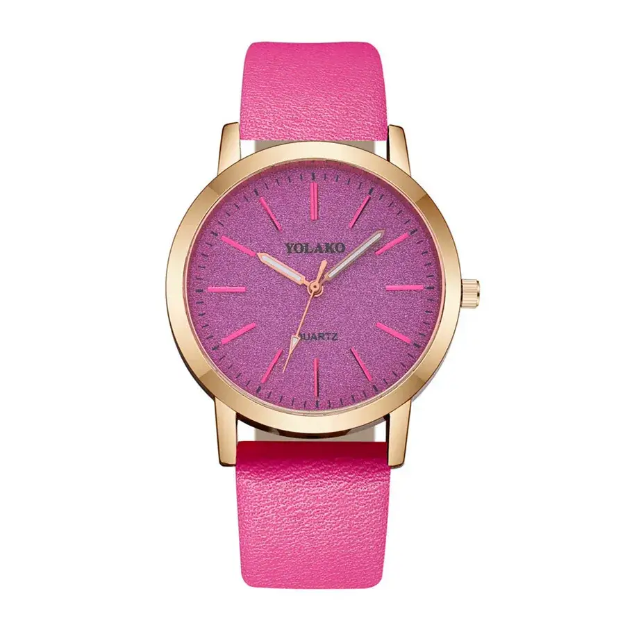 Pink Tardieu Quartz Women's Watch with Leather Band - Image 7