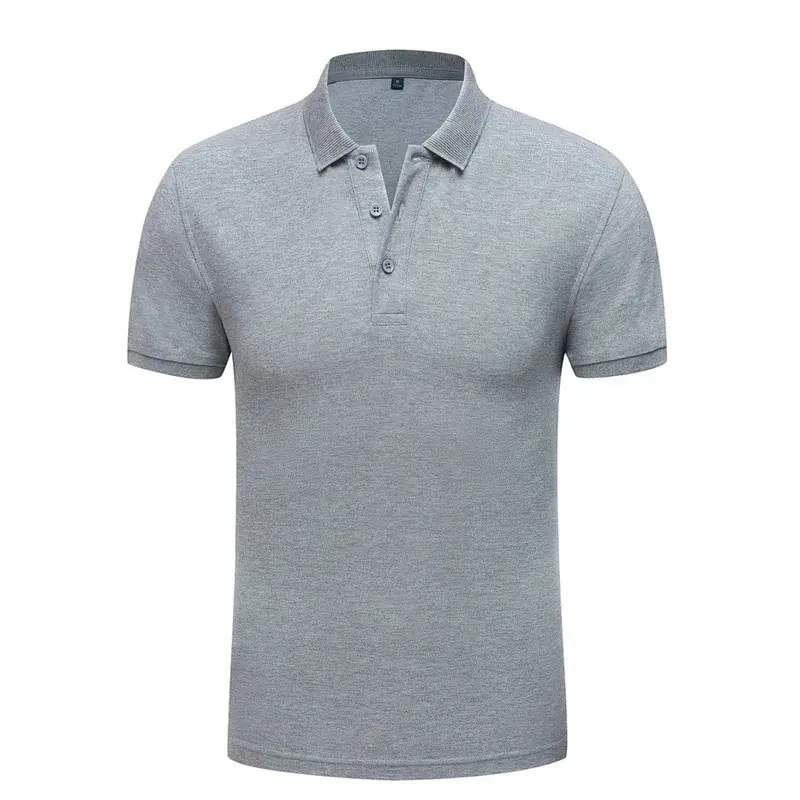 Men Dark Green Polo Shirt Large Size