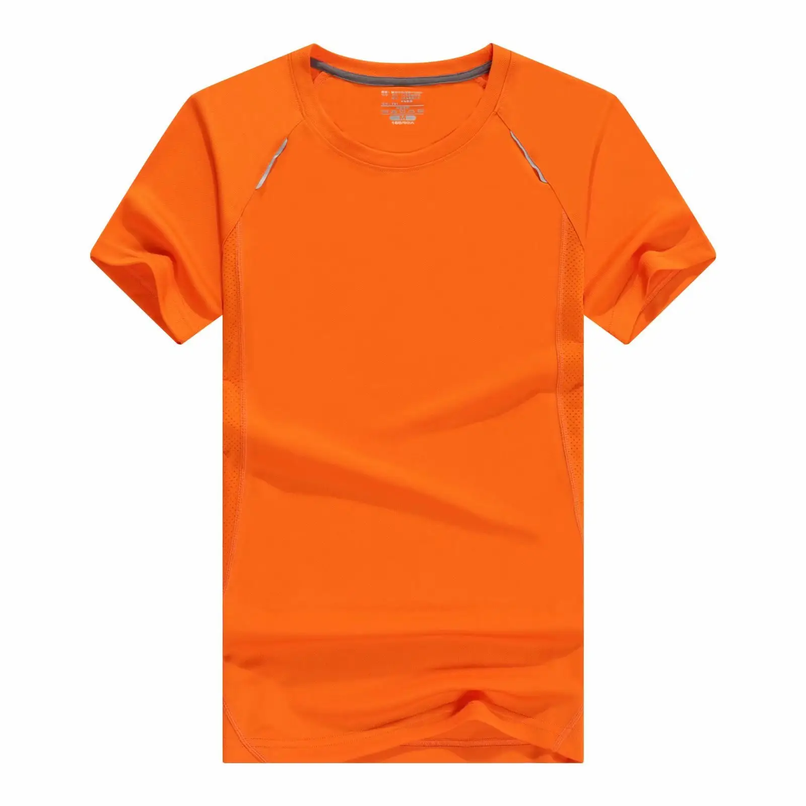 Men Women Black Athletic T-Shirt Quick Dry - Image 7