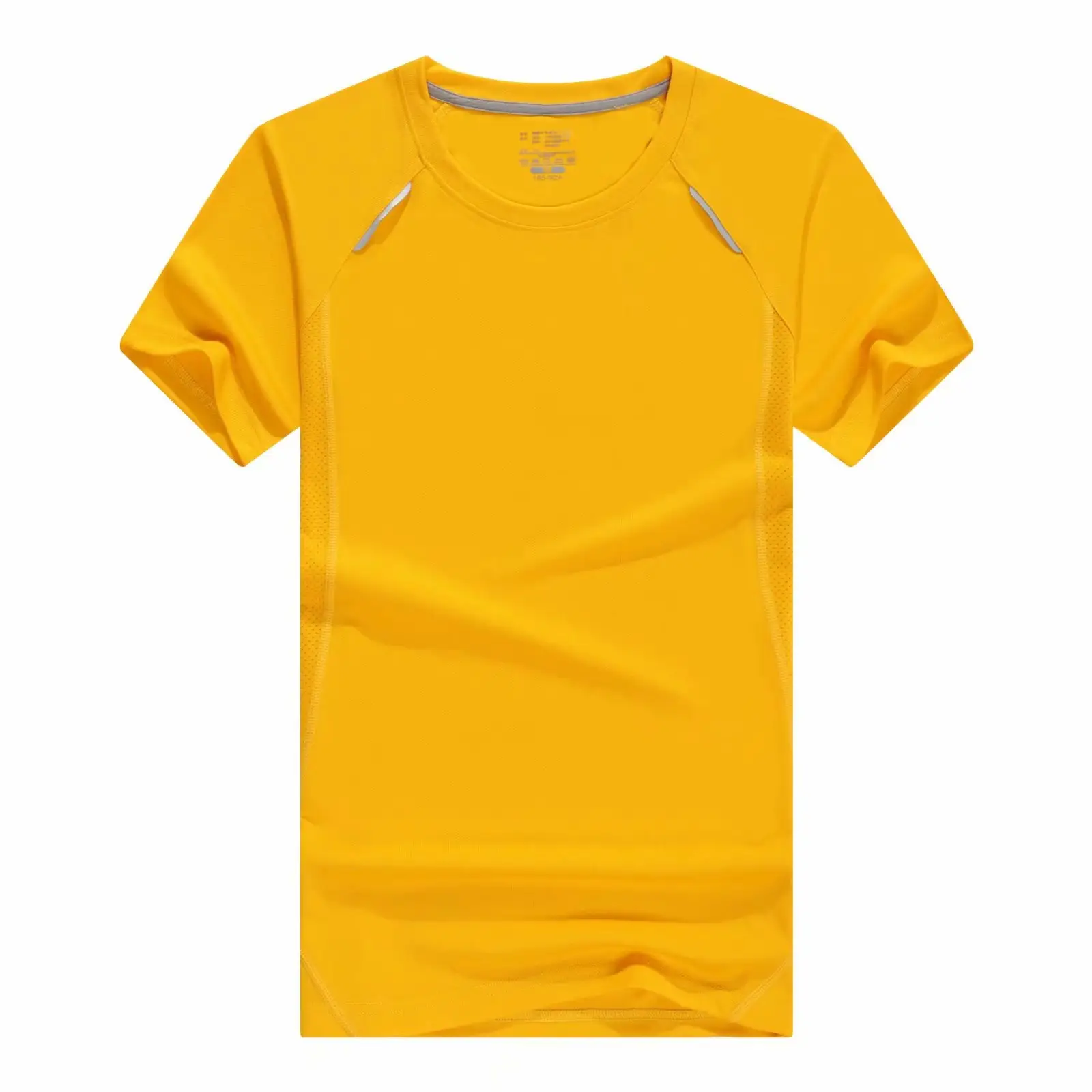 Men Women Black Athletic T-Shirt Quick Dry - Image 8