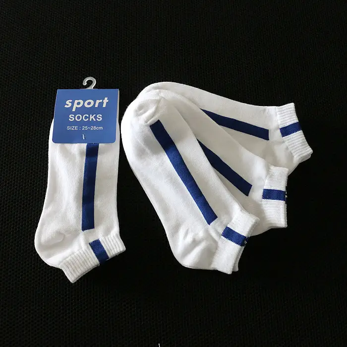Spring and Summer Thin Fashionable Casual Sports Socks Men's Boat Socks Short Socks One Bar Color Striped Personalized Trendy Socks — feature 15