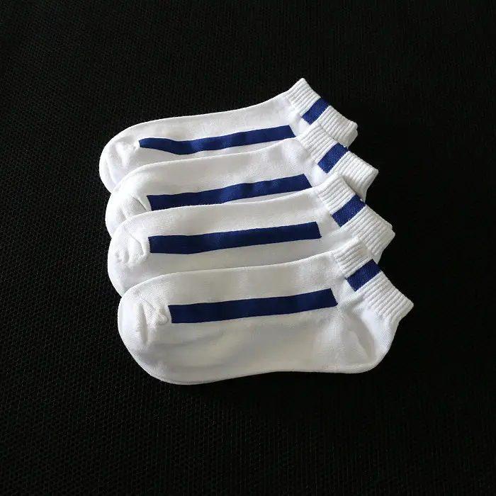 Spring and Summer Thin Fashionable Casual Sports Socks Men's Boat Socks Short Socks One Bar Color Striped Personalized Trendy Socks — feature 31