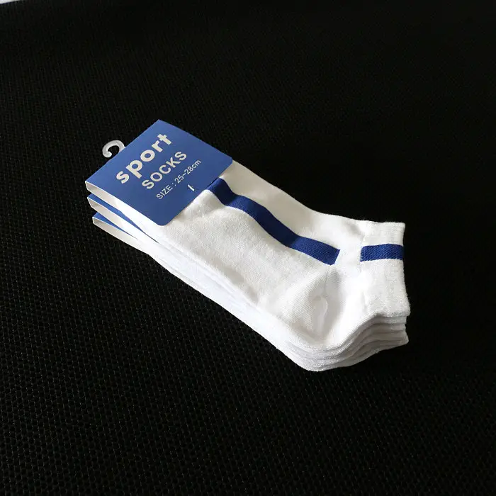 Spring and Summer Thin Fashionable Casual Sports Socks Men's Boat Socks Short Socks One Bar Color Striped Personalized Trendy Socks — feature 48
