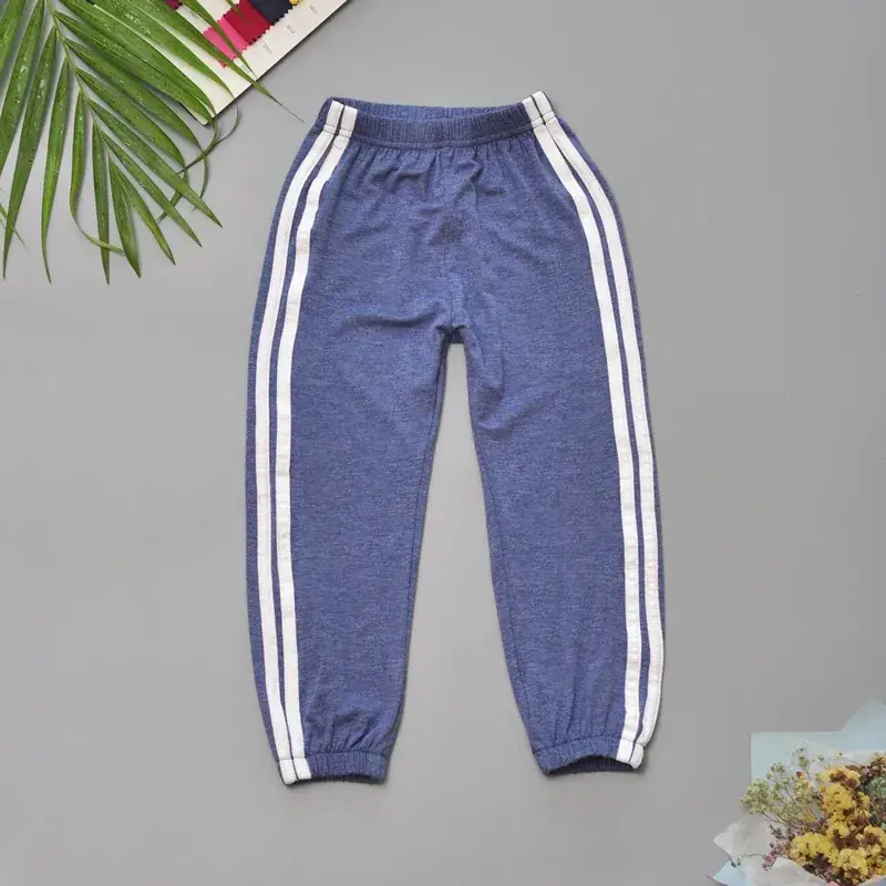 Pink Stretch Pants for Boys Girls Casual Summer Wear - Image 4
