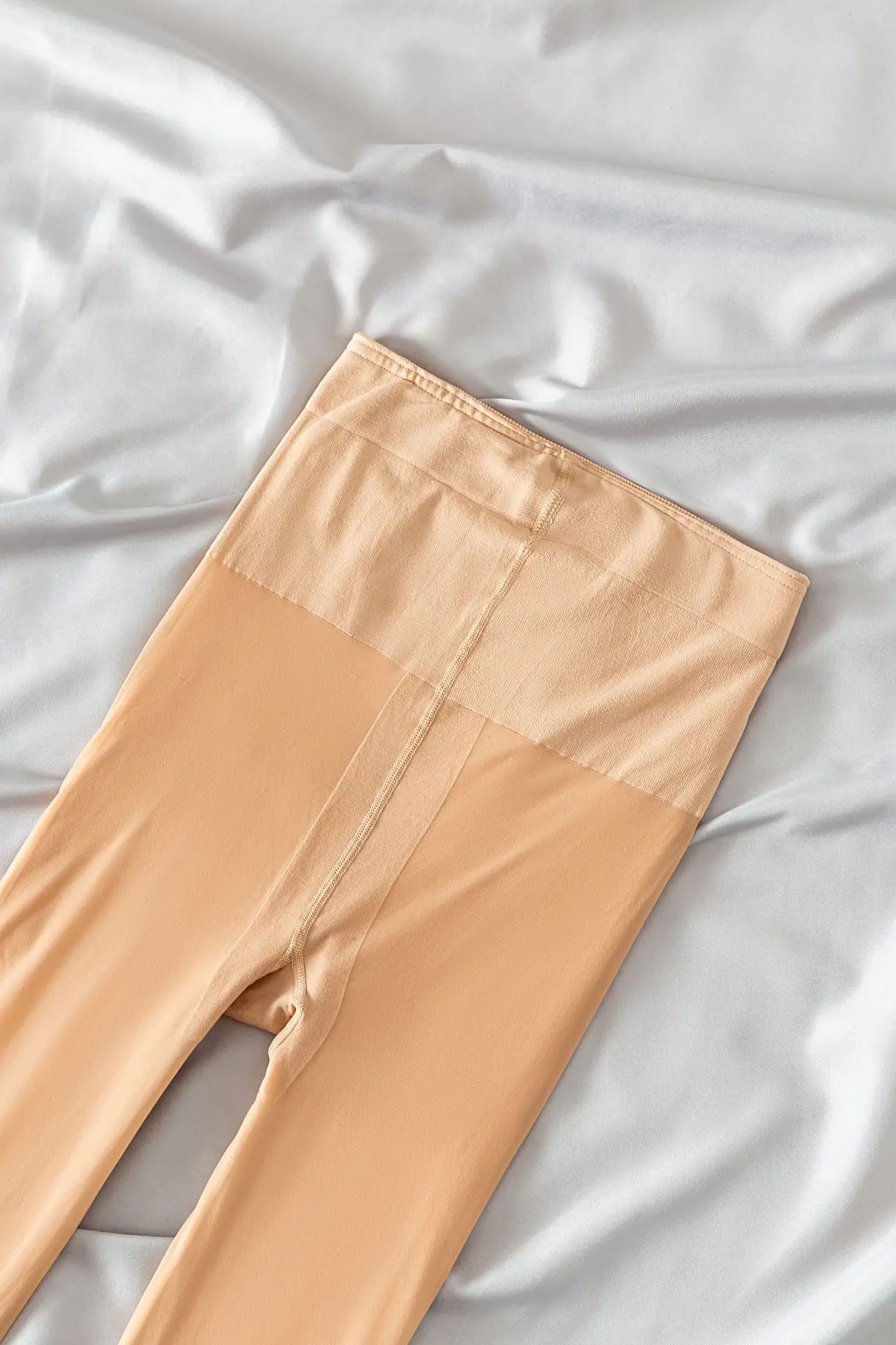 Flesh-Colored Double-Layer Tights for Women — feature 17