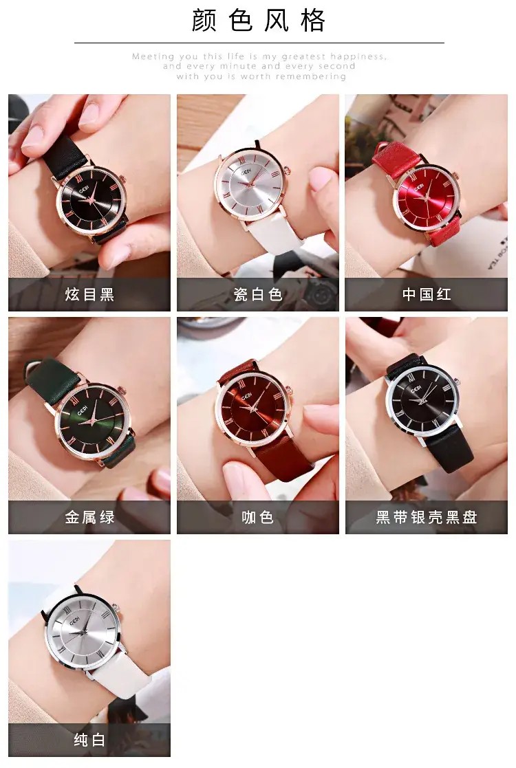 Gedi Roman Numeral Women's Watch Black Rose Gold — feature 5