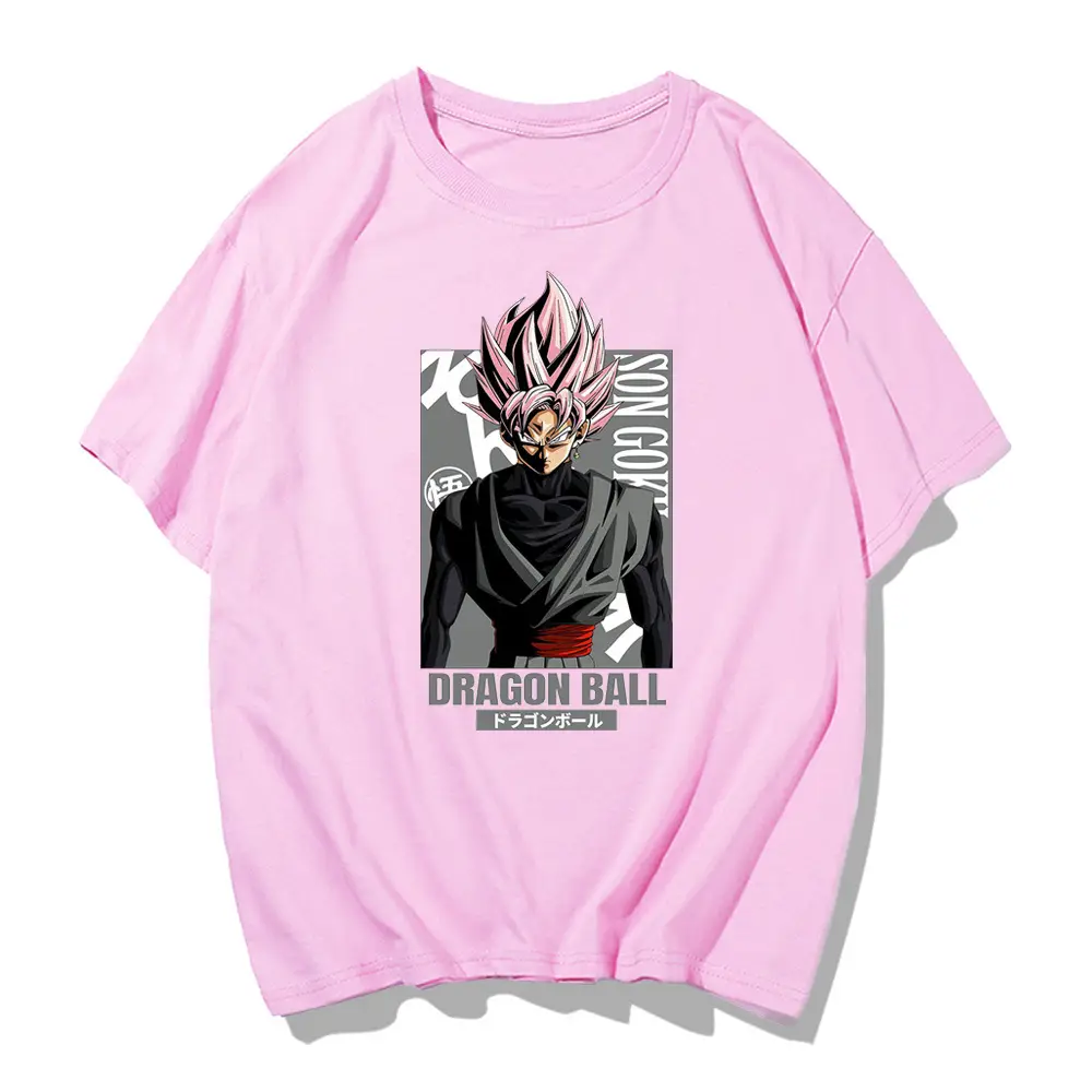 Men's Dragon Ball Graphic T-Shirt Grey Cotton Loose Fit - Image 11