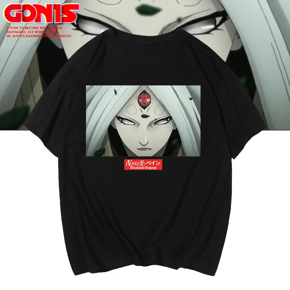 Naruto Anime T-Shirt White Loose Cotton Summer - Image 8
