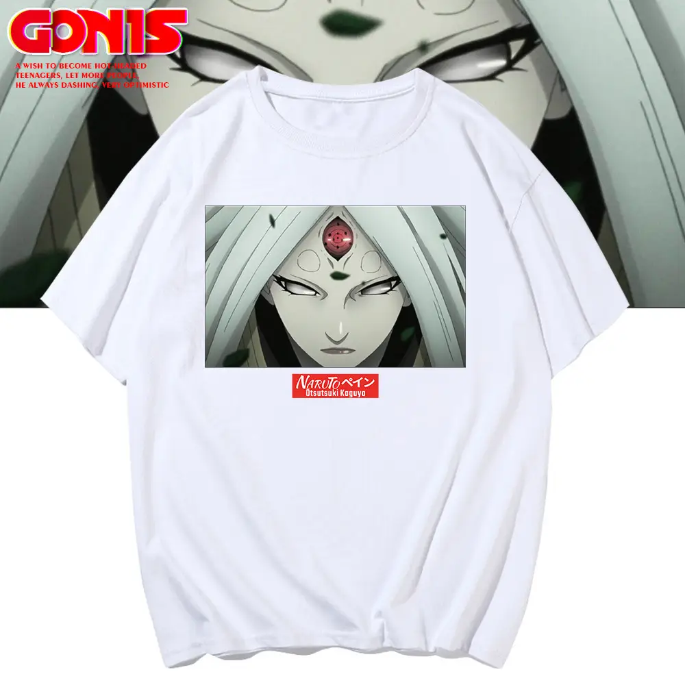 Naruto Anime T-Shirt White Loose Cotton Summer - Image 9