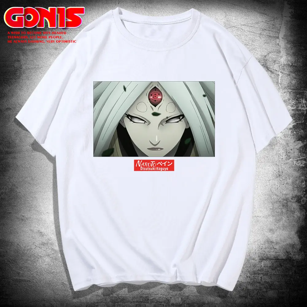 Naruto Anime T-Shirt White Loose Cotton Summer - Image 2