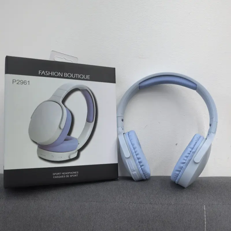 Wireless Bluetooth Headset P2961 Beige - Image 2