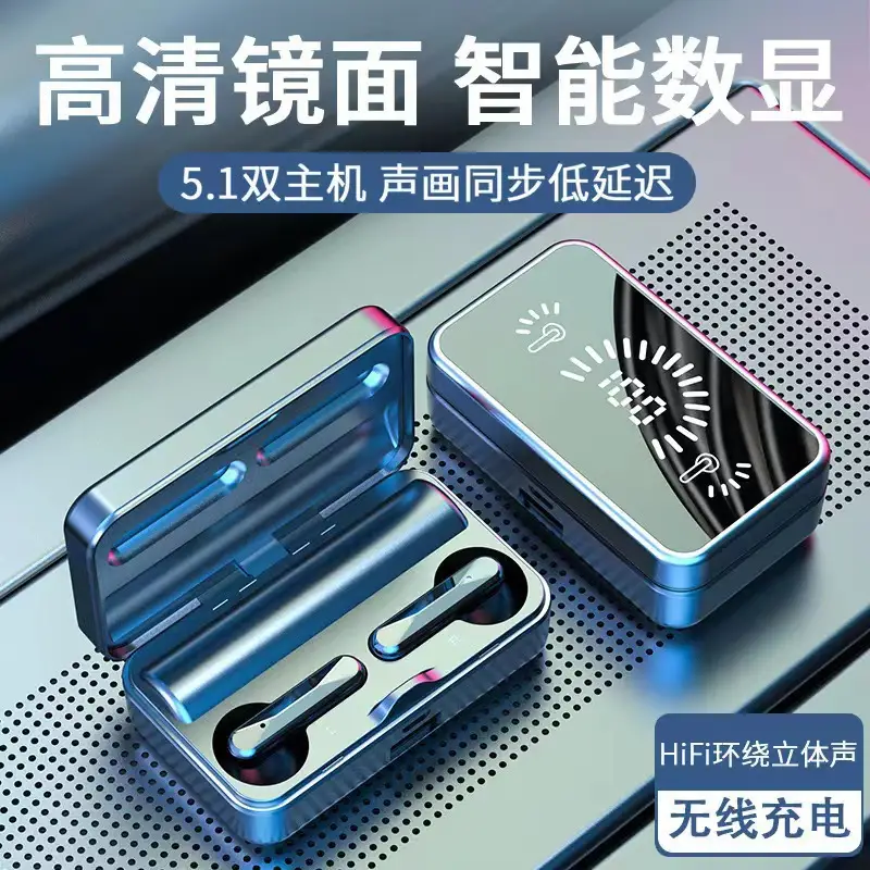 Wireless Bluetooth Headset with Touch Display & Noise Reduction - Image 4