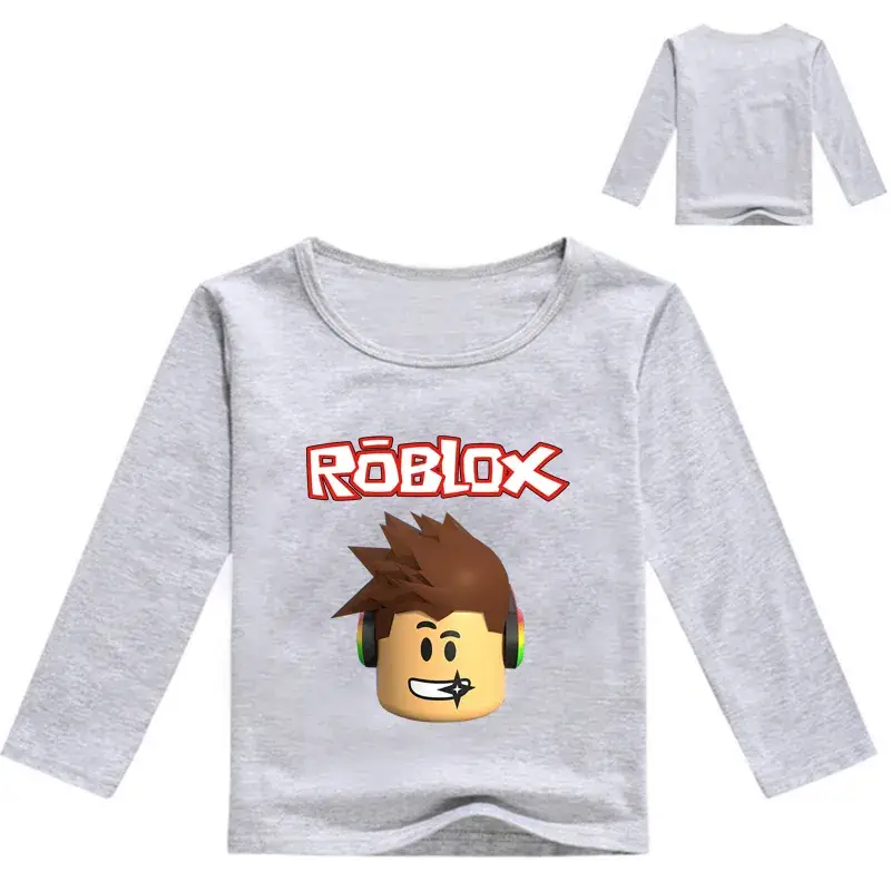 Roblox Long Sleeve Kids T-Shirt Yellow — feature 3