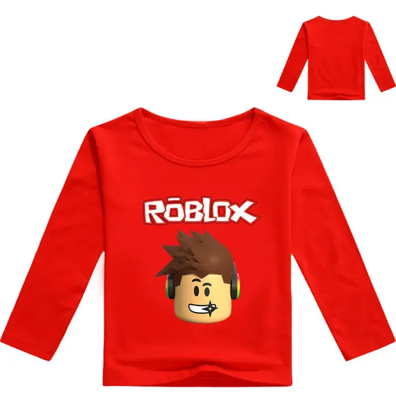 Roblox Long Sleeve Kids T-Shirt Yellow — feature 5