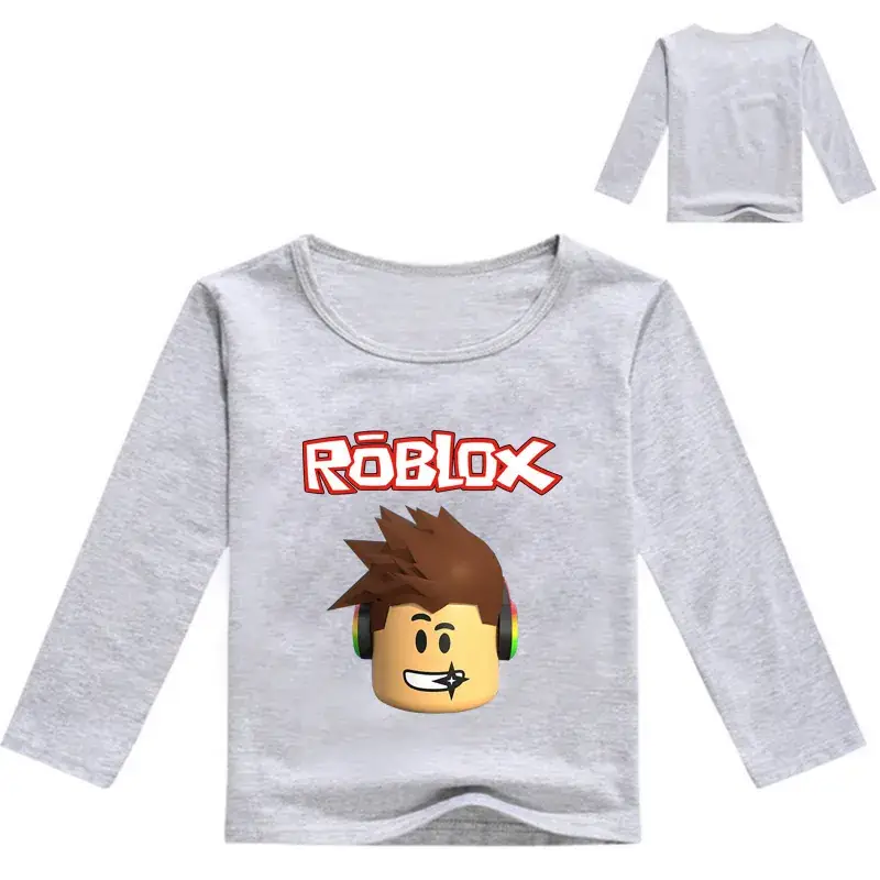 Roblox Long Sleeve Kids T-Shirt Yellow - Image 5