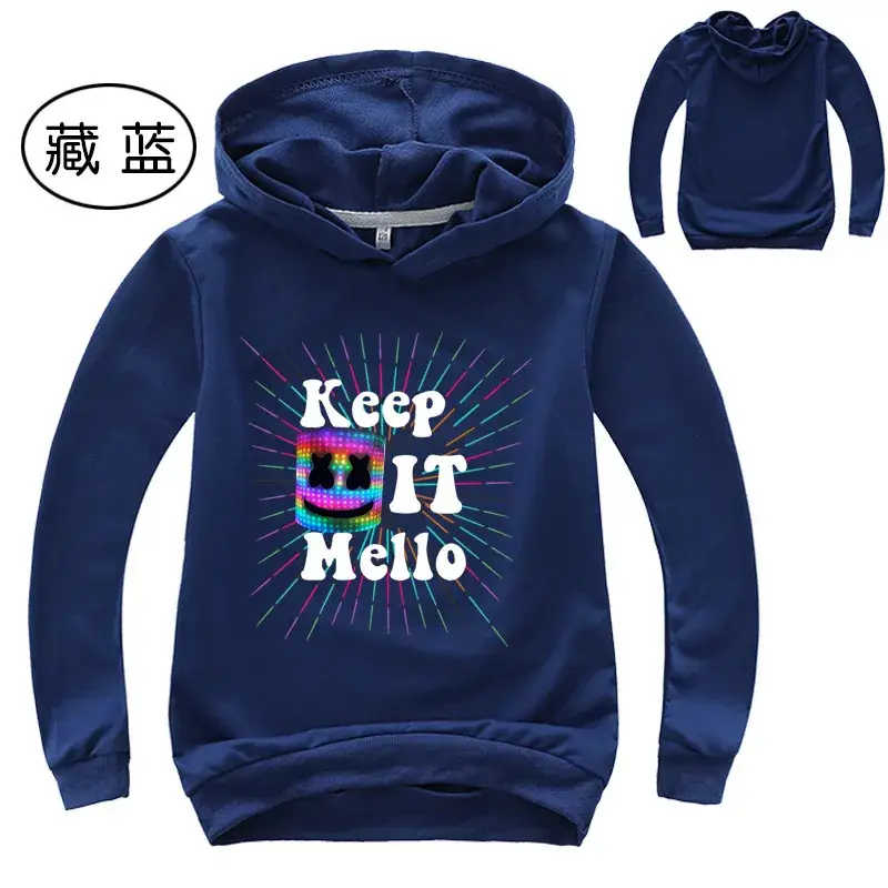 Green Hoodie Set for Kids "Keep Out Mello" Print - Image 10
