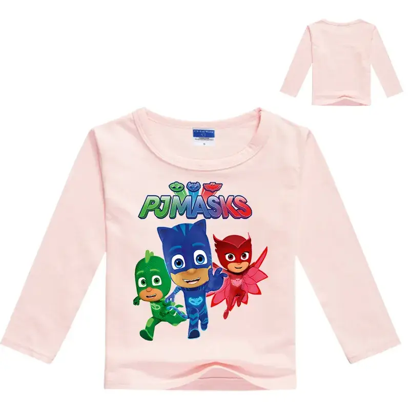 PJ Masks Long Sleeve T-Shirt Pink Kids 2-Pack - Image 2