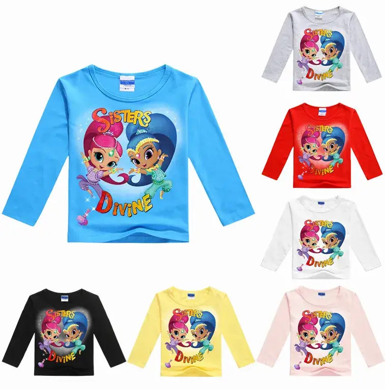 Boys & Girls Cartoon Print Long Sleeve Sweatshirt Black - Image 8