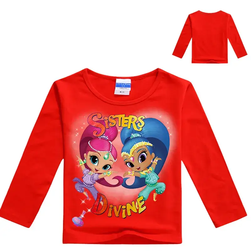 Boys & Girls Cartoon Print Long Sleeve Sweatshirt Black — feature 6