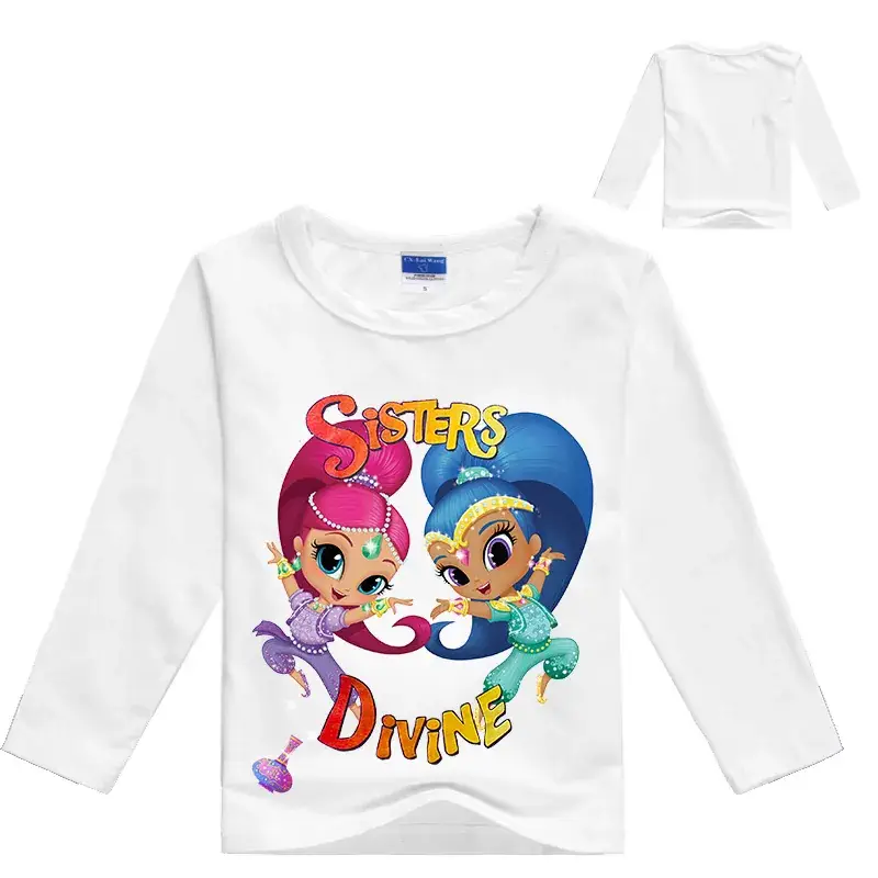 Boys & Girls Cartoon Print Long Sleeve Sweatshirt Black — feature 9