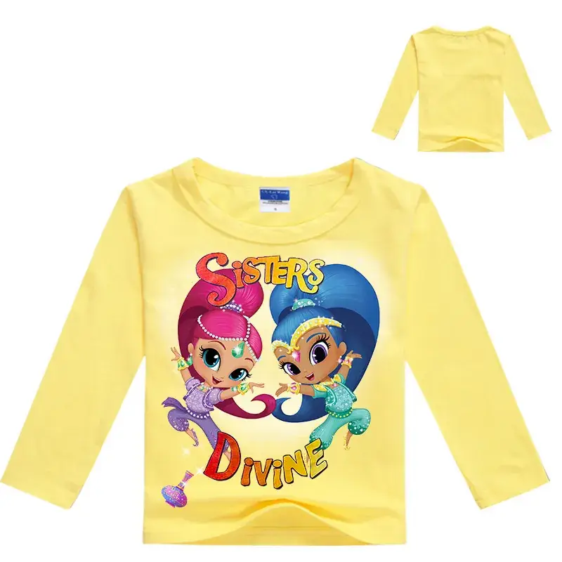 Boys & Girls Cartoon Print Long Sleeve Sweatshirt Black - Image 3